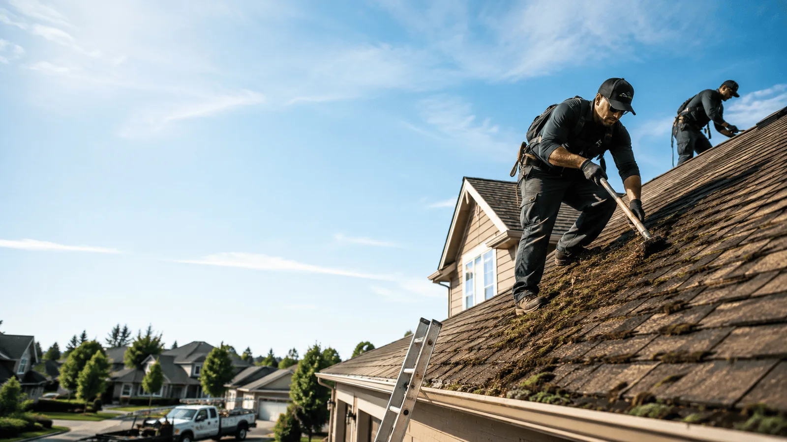 Roof Moss Removal in Dover, MA near me
